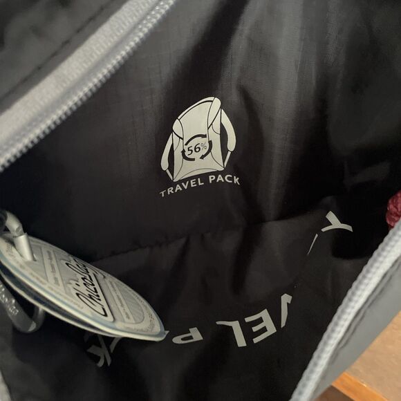 ChicoBag Travel Pack rePETe + Refine Compact Recycled‎ Backpack Packable Black - Picture 8 of 16